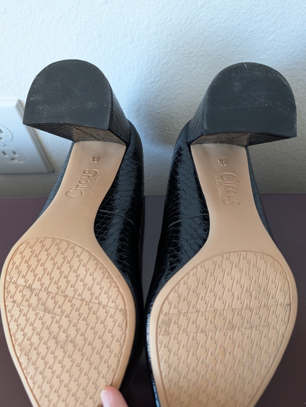 Circus By Sam Edelman Croc Print Heels - Picture 5 of 7
